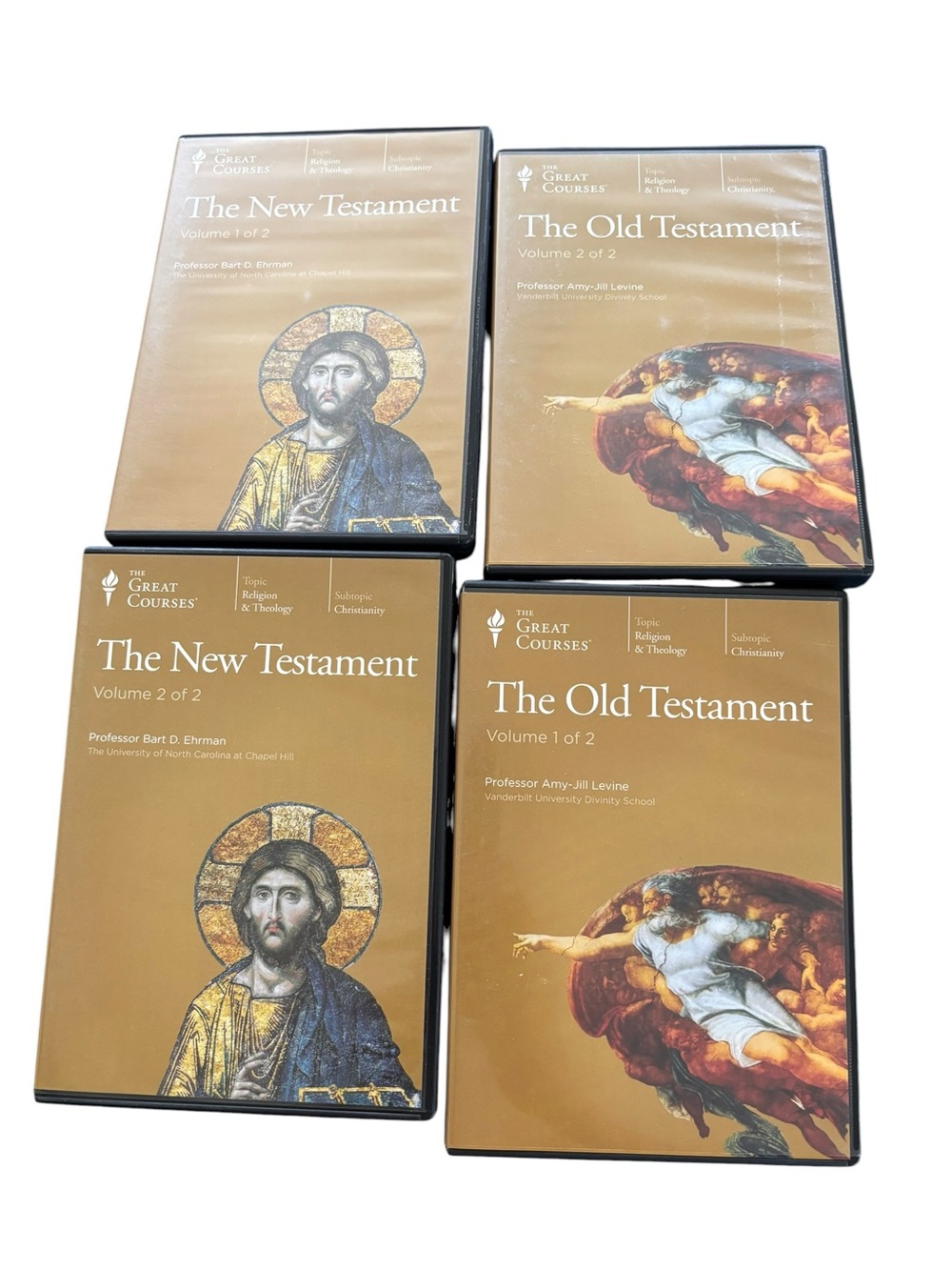 The Great Courses DVD Set
New & Old Testaments Christianity 24 Discs Bible